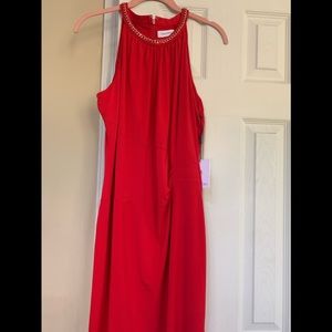 Calvin Klein NWT Beautiful red dress